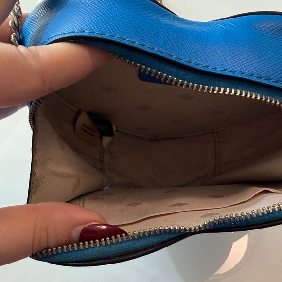 Kate Spade Vibrant Blue Heart Mini Bag as is - Picture 7 of 8